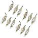 BESPORTBLE 12PCS Luminous Carp Fishing Feeder, Catfish Bait Thrower, Fishing Feeder Bait Cage, Lures Cage Basket Minnow Baits