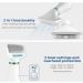 KUUBIA Pet Hair Dryer | Portable 2-in-1 Grooming Dryer with Brush | Adjustable Temperature for Small & Medium Dogs/Cats - Buy Online on GoSupps.com