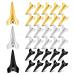 Hair Parting Tool For Finger 30 Pieces Parting Ring For Braiding Hair Metal Nails For Fingers Easy Braiding Hair Tool Hair Sectioning Ring Pinky Hair Parting Tool Finger Claws Stitch Tool For Braids (3 colors mixed)