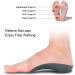 Orthopedic Insoles for Flat Feet & Plantar Fasciitis | Comfort Heel Pillow for Men & Women | 3/4 High Nozzle Inserts for Walking Running & Training (L - 43-46 EU) - Buy Online on GoSupps.com