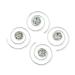 Rivelle ladies curlies rhinestone 8 mm crystal 8 pieces Swarovski hair spirals hair accessories wedding bridal jewelry