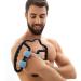 InnovaGoods Self-Massager with Rollers for Adults | Unisex Black & Blue - Portable 25 x 27 x 5 cm - International Shipping Available - Buy Online on GoSupps.com