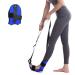 Zenmarkt Foot and Calf Stretcher for Physical Therapy - Stretching Strap For Plantar Fasciitis Heel Spurs Foot Drop Achilles Tendonitis & Hamstring - Yoga Foot & Leg Stretch Strap (Blue)