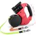 Double Retractable Dog Lead Reinforced Extendable with Non-Slip Handle Dog Lead with LED Light and Rubbish Box for Walking 2 Dogs 360 Tangle-Free Strong Nylon Band One-Hand Brake (Red) - Buy Online on GoSupps.com