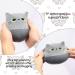 DNFASCHI Gray Cat Plush Toy Cute Cat Stuffed Animals Plush Toy 3Pcs Gray Cat Plushie Soft Mini Cat Plush Toys for Girls Boys Cute Stuffed Cat Doll for Birthday - Buy Online on GoSupps.com
