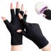 Dykjgsgo UV Shield glove UV gloves manicure 1 pair of gel manicure gloves nail gloves protect hand from led lamps fingerless gloves for nail polish nail art dryer (a)