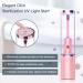 SUFOR-U Q5 Sonic Electric Toothbrush with Cleaning Cup - 4 Modes Travel Toothbrush for Adults - 45 Days Battery Life - Smart Timer - Self-Cleaning Light - 41000 VPM - Fast Charge - Pink - Buy Online on GoSupps.com