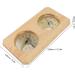 Premium 2-in-1 Sauna Thermometer & Hygrometer - Accurate Humidity Measurement for Wooden Saunas - Buy Online on GoSupps.com