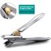 SGNEKOO Wide Jaw Opening Nail Clippers Set with Safety Lock - Heavy Duty Fingernail and Toenail Cutter for Thick Nails - Curved Design (CL2P) - Buy Online on GoSupps.com
