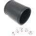 THY COLLECTIBLES PU Leather Dice Cup Set with 5 Dices - Professional Shaker for Yahtzee, Craps, Backgammon & More - Buy Online on GoSupps.com