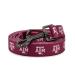 Texas A&M Aggies Collars and Leashes | Officially Licensed | Adjustable-Fits All Pets! (6 Ft Leash)