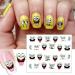 Spongebob Cartoon Style Nail Art Decals - 12 Sheets | Cute 3D Nail Stickers for Women & Girls | Manicure Accessories - Buy Online on GoSupps.com