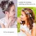 7-Piece Flower Girls Headpieces Set | Bridal Hair Accessories with Pearls, Rhinestones, and Leaf Design - Buy Online on GoSupps.com