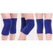 Buy Cotton Non-Slip Knee Pads | Soft Absorbent Support Brace for Men & Women | Perfect for Running Gym Yoga & Dance - 1 Pair (Blue - Buy Online on GoSupps.com