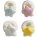 amangul Princess Plush Star Hair Tie Furry Ponytail Holder Enchanting Style Furry Hair Tie Hair Rope Hair Style Tool(Yellow) - Buy Online on GoSupps.com