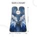 Blue Wings Print Beard Bib Apron - Non-Stick Hair Catcher for Men | Ideal Shaving Gift | One Size Black - Buy Online on GoSupps.com
