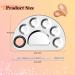 Stainless Steel Makeup Mixing Palette & Spatula Tool for Foundation & Nail Art - Lightweight Artist Tool for Cosmetic Mixing - Buy Online on GoSupps.com