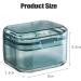 Denture Case Denture Cup for Soaking Dentures Denture Bath Box with Rinsing Basket Portable False Teeth Storage Containers Thorough Cleaning of Dentures Retainer Clear Braces (Blue-1) - Buy Online on GoSupps.com