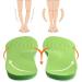 Arch Support Insoles Bow Legs Correcting Orthotic Pads - Foot Massage Acupressure Cushion for Women Men - Large Green - Buy Online on GoSupps.com