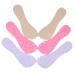 3 Pairs Flower Shaped Fish Mouth Insole Shoe Pads for High Heel Pads Height Enhancing Insoles High Heel Insoles High Heel Liners Plantar Non-Slip Lace Cotton Women's Sandal Pad