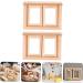 UPKOCH 4 Pcs Dollhouse Window Doll House Small Window Toddler Wood - Buy Online on GoSupps.com