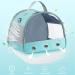 Small Pet Carrier Bag - Portable Guinea Pig, Hamster, Hedgehog Cage - Breathable Travel Handbag for Birds, Rats, Bunnies - Blue - Buy Online on GoSupps.com