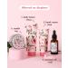 Peach Scent Spa Gift Set for Women - 8 Piece Bath and Body Set with Bath Bomb, Candle, and Massage Oil - Ideal Gifts for Her - Buy Online on GoSupps.com