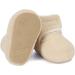 MASOCIO Baby Winter Warm Booties - Anti-Slip Soft Sole Boots for Infant Boy Girl 6-12 Months (Beige) - Buy Online on GoSupps.com