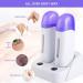 LIARTY Electric Rolling Epilator Cartridge Double Depilatory Heater Waxing Kit (Blue) - 2pcs Hair Removal Set - Buy Online on GoSupps.com