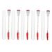 Didiseaon 10pcs Diamond Mascara Brush Mascarades for Women Rhinestone Lip Gloss Tubes Eyelash Tube Makeup Box 11.3x1.1cm Red