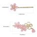 Sakura Pearl Hair Clip Set - 4Pcs Alloy Bobby Pins Barrette for Women & Girls - Buy Online on GoSupps.com