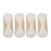 4pcs Breathable Washable Menstrual Pad Portable Soft Absorbent Cotton Reusable Sanitary Pad Skin Color S