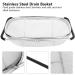 Collapsible Stainless Steel Sink Drain Basket - Adjustable Drainer Rack for Washing Fruits & Vegetables - Buy Online on GoSupps.com