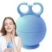Buerfu ice holder for face ice cream shape for face ice ball with a round face-face ice shape scooter ice cream shape for face women reusable silicone sensation for women massage summer blue