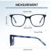 Cyxus Blue Light Filter Glasses for Men & Women | Fashionable Computer & Gaming Eyewear | Non-Prescription Blue 8148 - Buy Online on GoSupps.com