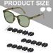 KXUSW Self-Adhesive Nose Pads for Glasses - 24 Pairs Soft Foam Anti-Slip Thin 1.5mm Black - Buy Online on GoSupps.com