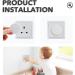 24pcs Plug Socket Covers UK White Safety Plastic Outlet Covers Protector Baby Secutity Shock Prevention Ideal for Children Safety at Home and School&Easy Install - Buy Online on GoSupps.com