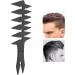 Wide Tooth Hair Comb Double Sided Oil Styling Comb for Men Portable ABS Material (Black) - Buy Online on GoSupps.com