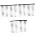 FOMIYES 6 Sheets Pairs Black Makeup Hair- Eyebrows Artificial Eyebrow Patch Eyebrow Stickers 6d Disposable