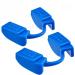 Weight lifting mouthpiece for fitness and gym powerlifting mouth protection all kinds of strength sports low jaws no contact (2 pack blue)