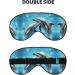 Dolphins in Love Print Unisex Eye Mask | Soft Comfort Travel & Yoga Sleep Shade - Buy Online on GoSupps.com