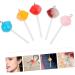 30 Pcs Lollipop Pendant Keychain Key Fob Lollipops Dessert Resin Charm Fashion Pendant Cartoon Cake 4.50X1.50X1.50CM Random Color - Buy Online on GoSupps.com