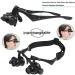 Magnifying Glass Head-Mounted with Light Bracket Magnifier with 2 LEDs Professional Jeweler 's Loupe Light are Interchangeable 8 Replaceable Lenses 2.5X 4X 6X 8X 10X - Buy Online on GoSupps.com