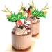 24pcs Merry Christmas Cupcake Toppers Elk Cake Decorated Birthday Party Christmas Theme Dessert Insert MGPFERD - Buy Online on GoSupps.com