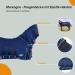 Marengos Flying Ceiling for Horses | Elastic Neck | Insect Protection | Close-Meshed Eczema Blanket | Night Blue 145 cm | Outdoor Horse Gear - Buy Online on GoSupps.com