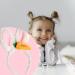 Jagowa Rabbit Head Bands Bunny Ears Animal Head Bands Plush Rabbit Ear Carat For Shower Beauty Makeup Headbands Accessories (White Pink) - Buy Online on GoSupps.com