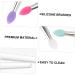 Mipcase 6pcs Eye Shadow Brush Eyeshadow Disposable Makeup Applicator Smudger Silicone Brush Make up - Buy Online on GoSupps.com