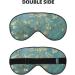 BREAUX Almond Blossom Print Sleeping Eye Mask | Double-Sided Blackout Travel Mask for Ultimate Comfort - Buy Online on GoSupps.com