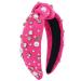 FEDANS Women Heart Shaped Crystal Embellished Headband - Hot Pink - Buy Online on GoSupps.com