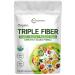 Organic Fiber Supplement (Inulin, Acacia, Psyllium Husk), 2 Pounds, 3 in 1 Fiber Formula, Daily Fiber, Unflavored, Soluble Fiber Prebiotics Supplement for Digestive Health, Hunger Control, Vegan